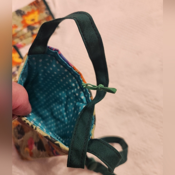 Handmade crossbody colorful Animal/Jungle themed Cell Phone Bag - Picture 4 of 6